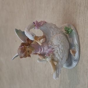 Fairy Angel & the Goose figurine. No cracks or chips.